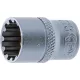 BGS technic 1/4" Dugókulcs "Gear Lock", 12 mm (BGS 10112)