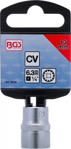 BGS technic 1/4" Dugókulcs "Gear Lock", 13 mm (BGS 10113)