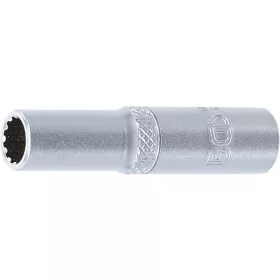   BGS technic 1/4" Hosszított dugókulcs "Gear Lock", 7 mm (BGS 10157)