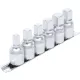 BGS technic Olajleeresztő csavarkulcs készlet 1/2", négyszögprofil, 8–14 mm és 3/8"–1/2", 6 részes, CrV (BGS 1016)