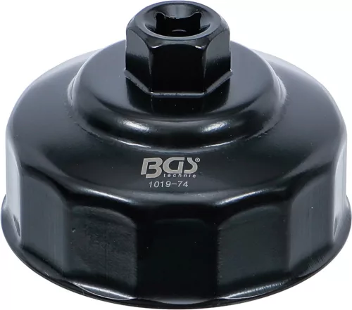BGS technic Olajszűrő leszedő kupak, 74 mm x 14 lap (BGS 1019-74)