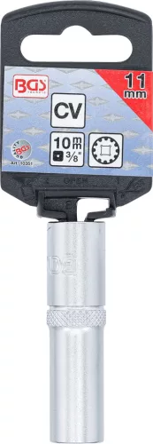 BGS technic 3/8" Hosszított dugókulcs "Gear Lock", 11 mm (BGS 10351)