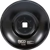 BGS technic Olajszűrő leszedő kupak, fekete színben, 99mm x 15 lap(BGS 1036)