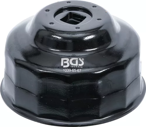 BGS technic Olajszűrő leszedő kupak 65-67 mm x 14 lap (BGS 1039-65-67)