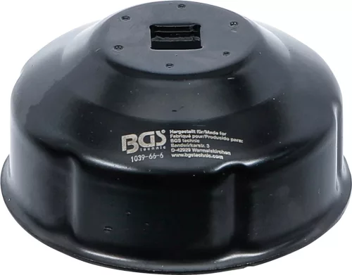 BGS technic Olajszűrő leszedő kupak 66 mm x 6 borda (BGS 1039-66-6)