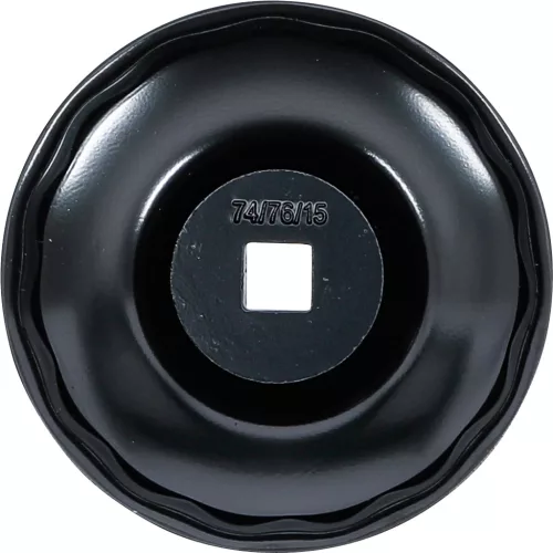 BGS technic Olajszűrő leszedő kupak 74-76 mm x 15 lap (BGS 1039-74-76)