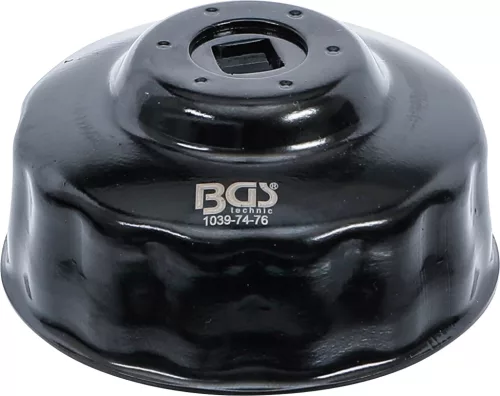 BGS technic Olajszűrő leszedő kupak 74-76 mm x 15 lap (BGS 1039-74-76)