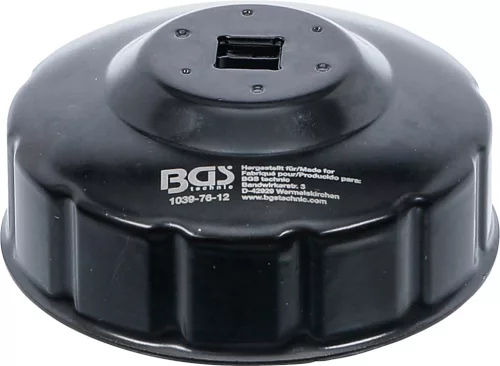 BGS technic Olajszűrő leszedő kupak 76 mm x 12 lap (BGS 1039-76-12)