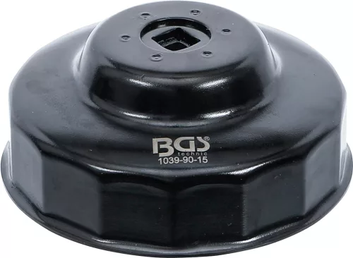 BGS technic Olajszűrő leszedő kupak 90 mm x 15 lap (BGS 1039-90-15)