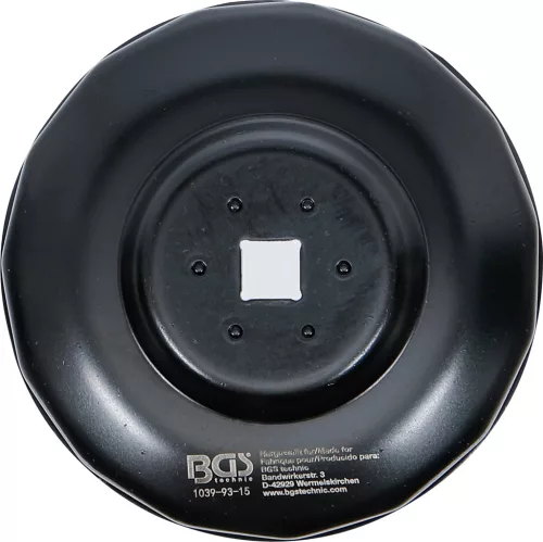 BGS technic Olajszűrő leszedő kupak 93 mm x 15 lap (BGS 1039-93-15)