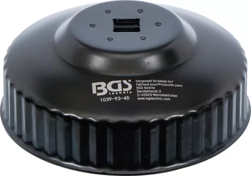BGS technic Olajszűrő leszedő kupak 93 mm x 45 lap (BGS 1039-93-45)