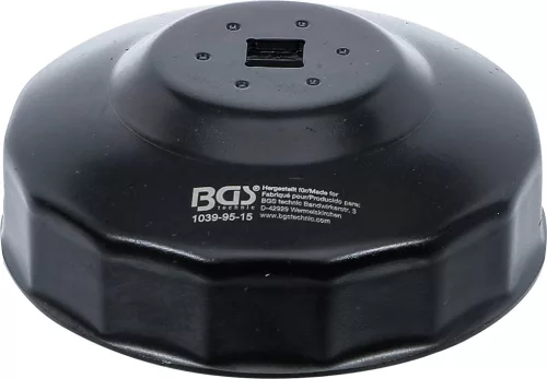 BGS technic Olajszűrő leszedő kupak 95 mm x 15 lap (BGS 1039-95-15)