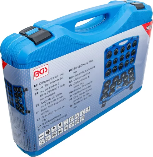BGS technic 30 részes kupakos olajszűrőleszedő készlet (BGS 1039)