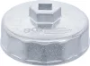 BGS technic Olajszűrő leszedő kulcs, kupakos, 74 mm, 14 szögű, 1/2" hajtással (BGS 1041)