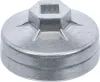 BGS technic Olajszűrő leszedő kupak, öntött alumínium, 64 mm x P14 (BGS 1042)