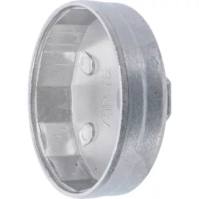   BGS technic Olajszűrő leszedő dugókulcsok, alumínium fröccsöntött, 1/2", 75mm x P15 (BGS 1045)