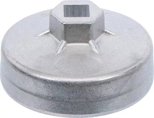 BGS technic Olajszűrő leszedő dugókulcsok, alumínium fröccsöntött, 1/2", 75mm x P15 (BGS 1045)