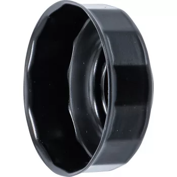   BGS technic Olajszűrő leszedő kupak, fekete véggel, 76mm x 14 (BGS 1046)