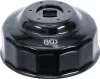 BGS technic Olajszűrő leszedő kupak, fekete véggel, 65 mm x P14 (BGS 1047)