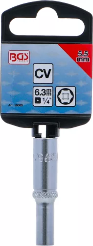 BGS technic 1/4" Hosszított dugókulcs "Pro Torque", 5,5 mm (BGS 10503)