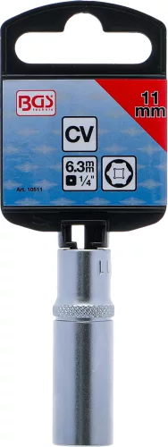 BGS technic 1/4" Hosszított dugókulcs "Pro Torque", 11 mm (BGS 10511)