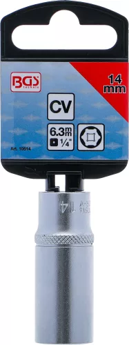 BGS technic 1/4" Hosszított dugókulcs "Pro Torque", 14 mm (BGS 10514)