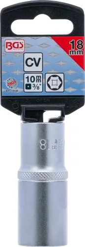 BGS technic 3/8" Hosszított dugókulcs "Pro Torque", 18 mm (BGS 10538)