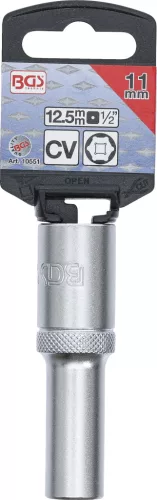 BGS technic 1/2" hosszított dugókulcsfej "Pro Torque®", 11 mm (BGS 10551)