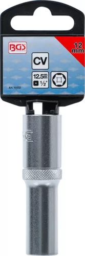 BGS technic 1/2" hosszított dugókulcsfej "Pro Torque®", 12 mm (BGS 10552)