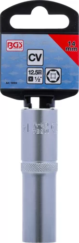 BGS technic 1/2" hosszított dugókulcsfej "Pro Torque®", 14 mm (BGS 10554)