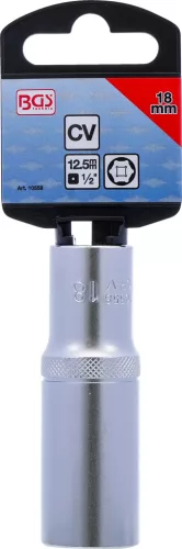 BGS technic 1/2" Hosszított dugókulcs "Pro Torque", 18 mm (BGS 10558)