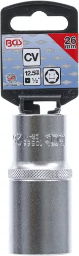 BGS technic 1/2" hosszított dugókulcsfej "Pro Torque®", 26 mm (BGS 10566)