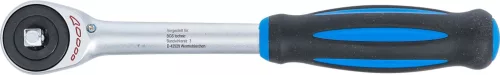 BGS technic Racsnis hajtókar forgatható markolattal, 1/4” meghajtással, 60 fog, 185 mm(BGS 105)