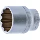 BGS technic 1/2" Dugókulcs, 12-szögű, 28 mm (BGS 10625)