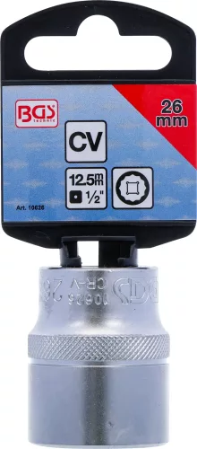 BGS technic 1/2" Dugókulcs, 12-szögű, 26 mm (BGS 10626)