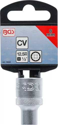 BGS technic 1/2" Dugókulcs, 12-szögű, 8 mm (BGS 10628)