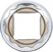 BGS technic 1/2" Dugókulcs, 12-szögű, 19 mm (BGS 10639)