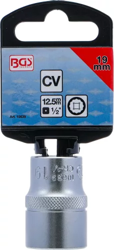 BGS technic 1/2" Dugókulcs, 12-szögű, 19 mm (BGS 10639)