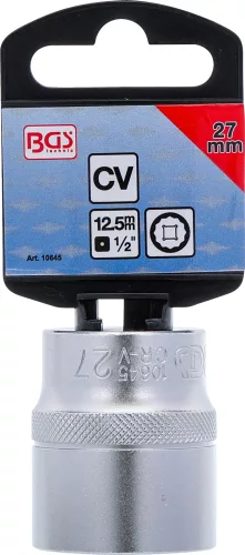 BGS technic 1/2" Dugókulcs, 12-szögű, 27 mm (BGS 10645)