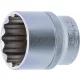 BGS technic 1/2" Dugókulcs, 12-szögű, 32 mm (BGS 10647)