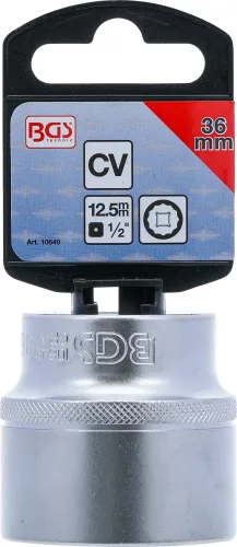 BGS technic Dugókulcs 12-szögü profillal, 1/2” meghajtással, 36 mm (BGS 10649)