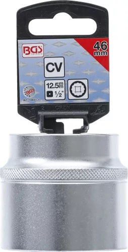 BGS technic Dugókulcs, tizenkétszögletű | 12,5 mm (1/2") | 46 mm (BGS 10651-1)