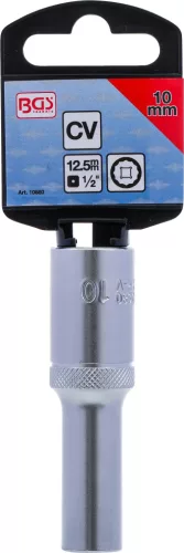 BGS technic 1/2" Hosszított dugókulcs, 12-szögű, 10 mm (BGS 10680)