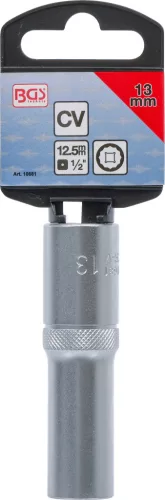 BGS technic 1/2" Hosszított dugókulcs, 12-szögű, 13 mm (BGS 10681)
