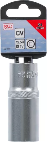 BGS technic 1/2" Hosszított dugókulcs, 12-szögű, 24 mm (BGS 10688)