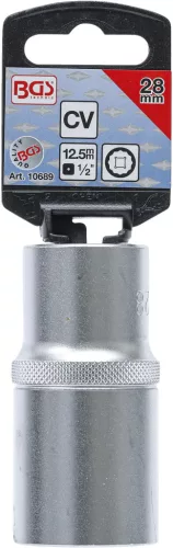 BGS technic 1/2" Hosszított dugókulcs, 12-szögű, 28 mm (BGS 10689)