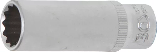 BGS Technic Dugókulcs, tizenkétszögletű, mély | 6,3 mm (1/4") | 12 mm (BGS 10712)