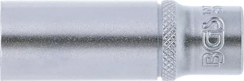BGS Technic Dugókulcs, tizenkétszögletű, mély | 6,3 mm (1/4") | 12 mm (BGS 10712)