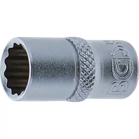   BGS technic 1/4" Dugókulcs, 12-szögű, 9 mm (BGS 10779)