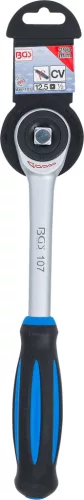 BGS technic Racsnis hajtókar forgatható markolattal, 1/2” meghajtással, 60 fog, 295 mm (BGS 107)